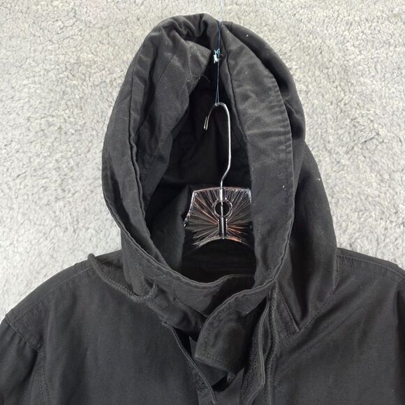 Alpha Industries Men's Black M-65 Field Jacket Military Utility Hoodie Size S - Picture 2 of 16